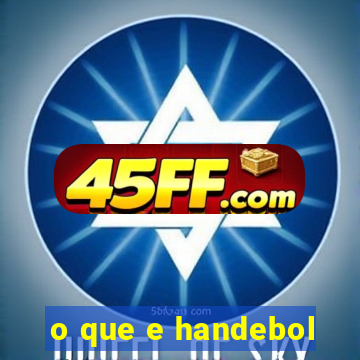 o que e handebol